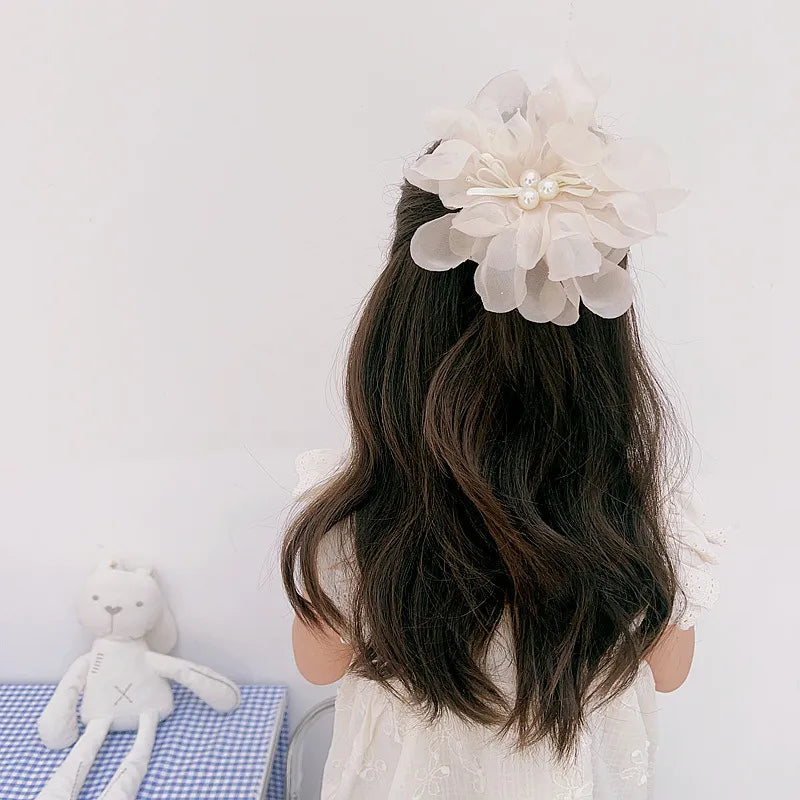 Pearl Flower Hair Clip
