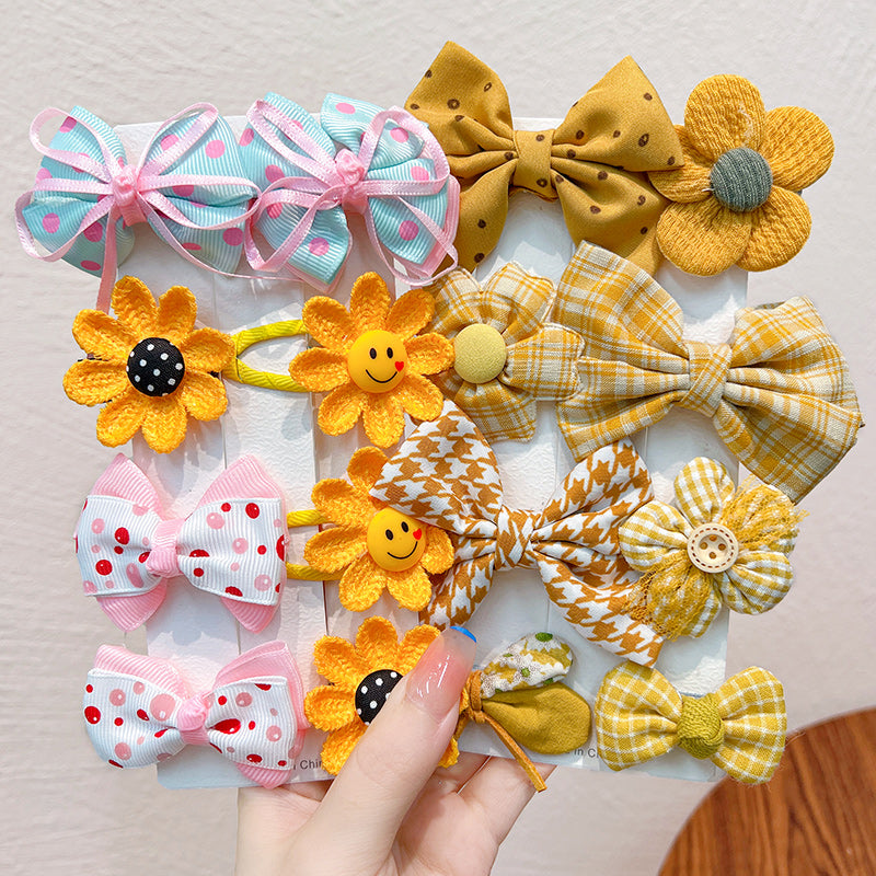 Princess Bow Hair Flower Clip