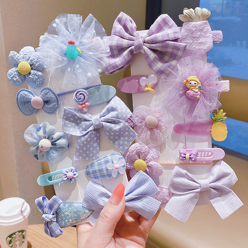 Princess Bow Hair Flower Clip
