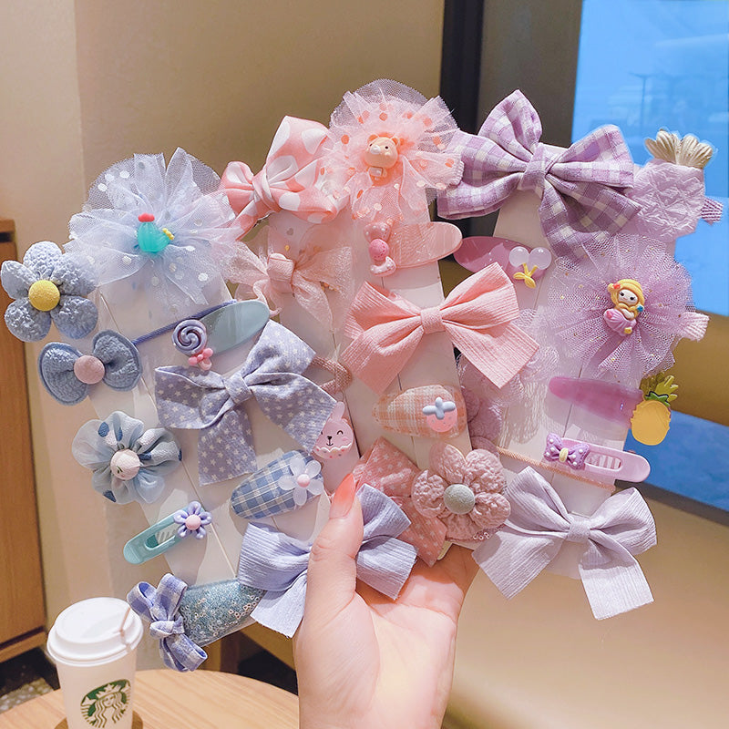 Princess Bow Hair Flower Clip