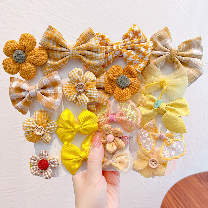 Princess Bow Hair Flower Clip