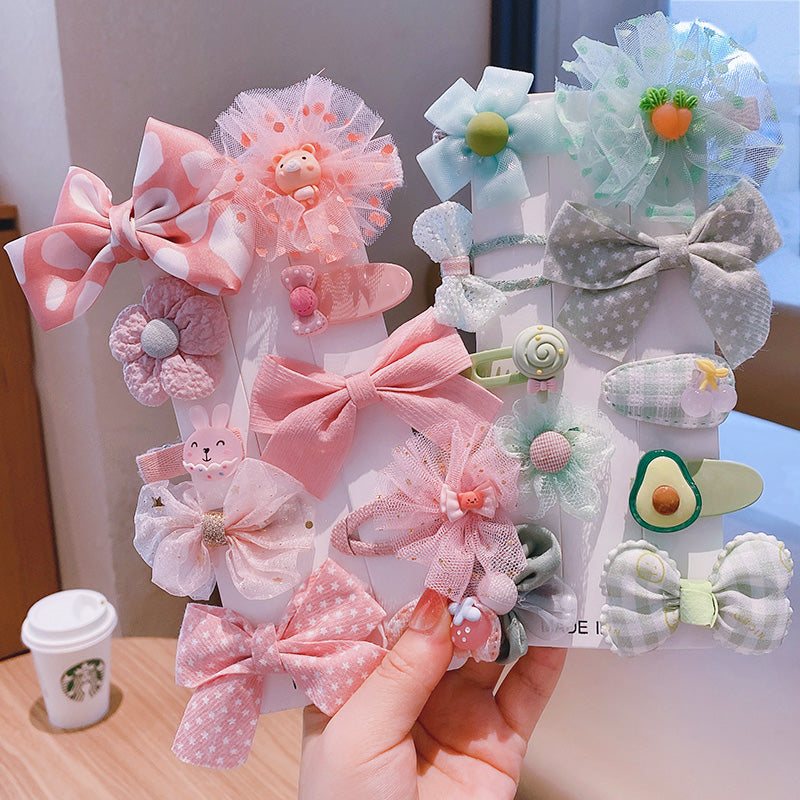 Princess Bow Hair Flower Clip