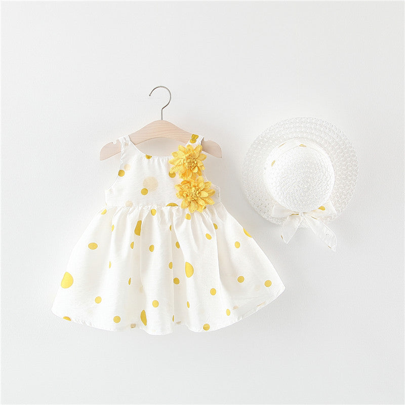 Summer Daisy Dress with Hat