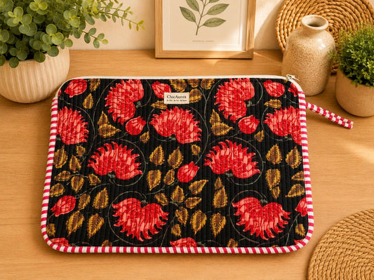 Midnight blossom Laptop Sleeve