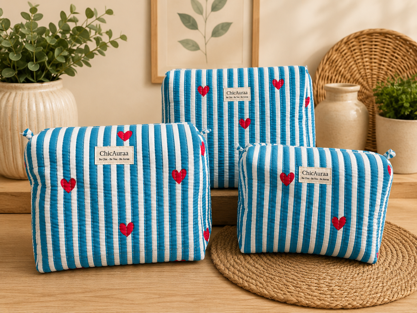 Sweetheart Utility Pouch (set of 3)