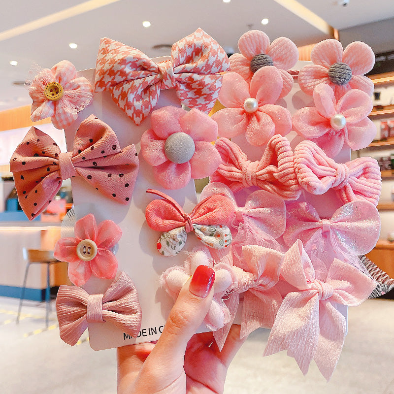 Princess Bow Hair Flower Clip