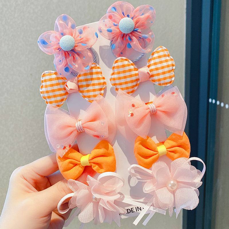 Princess Bow Hair Flower Clip