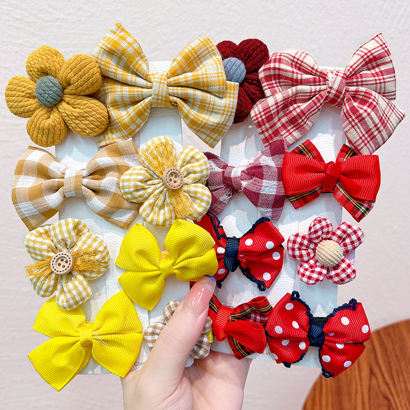 Princess Bow Hair Flower Clip
