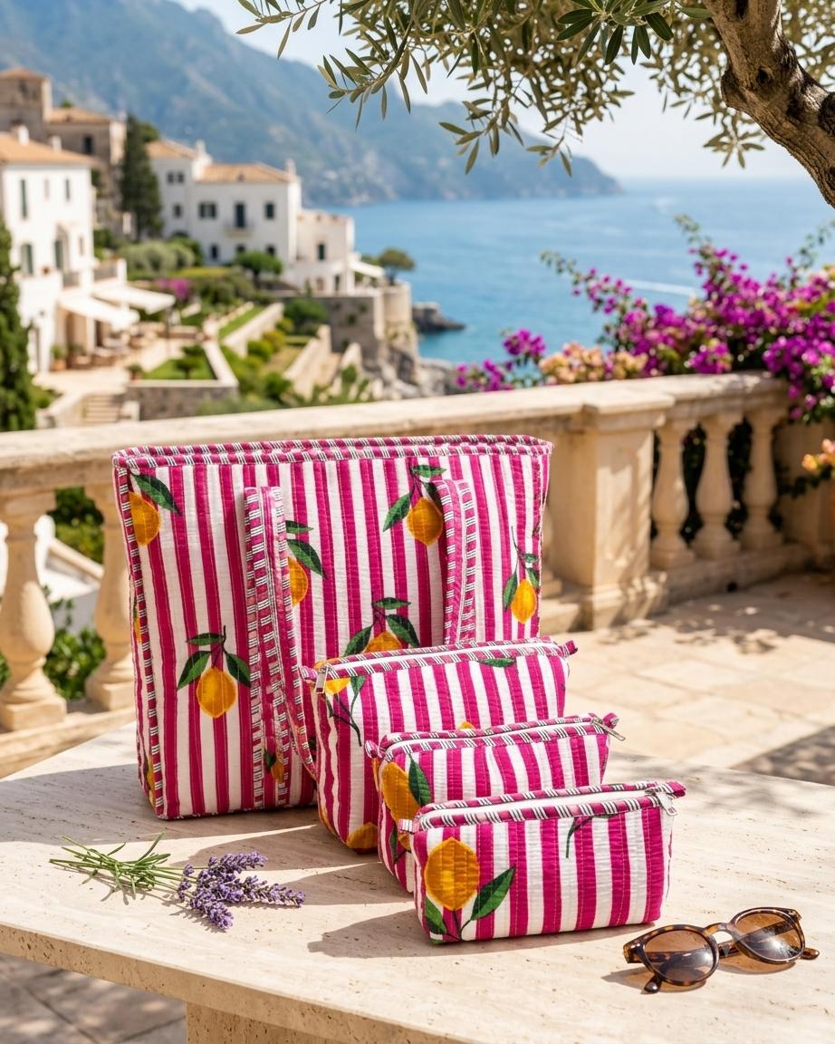Amalfi Lemon Tote Bag