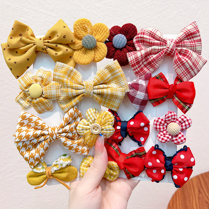 Princess Bow Hair Flower Clip