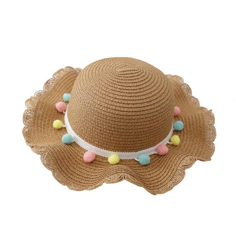 Children Straw Hat Bag Set