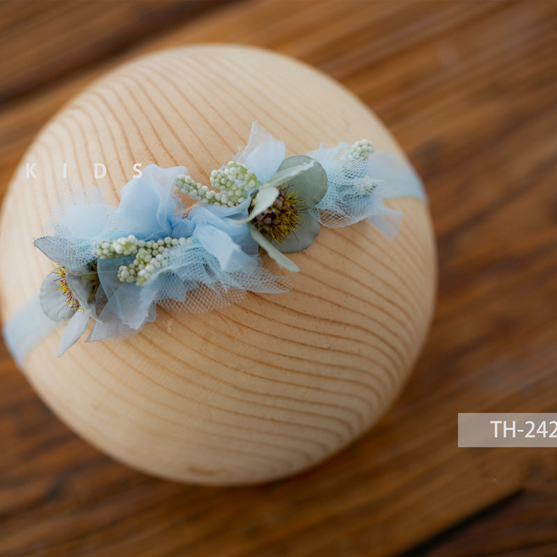 Newborn Headwear Baby Artificial Flowers Photography Props Accessories