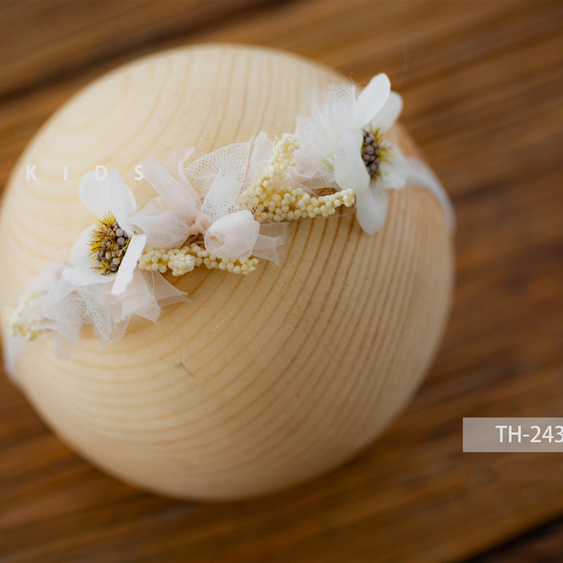 Newborn Headwear Baby Artificial Flowers Photography Props Accessories