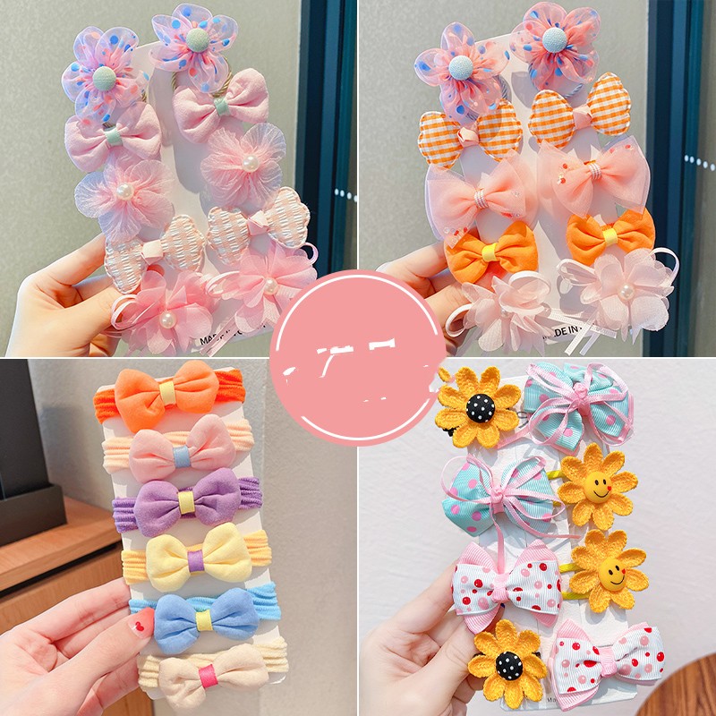 Princess Bow Hair Flower Clip