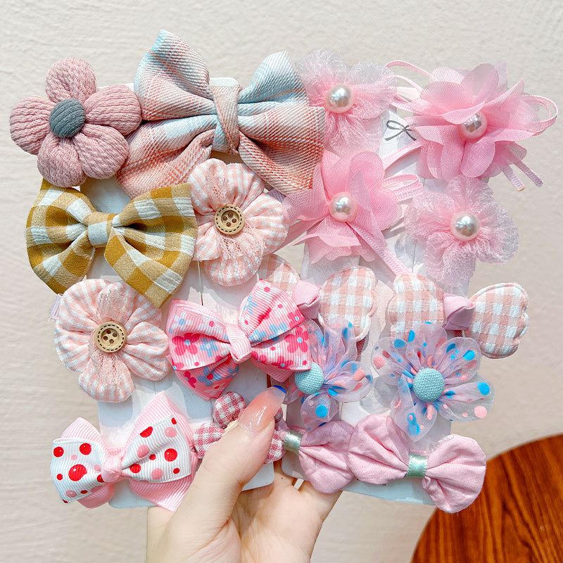 Princess Bow Hair Flower Clip