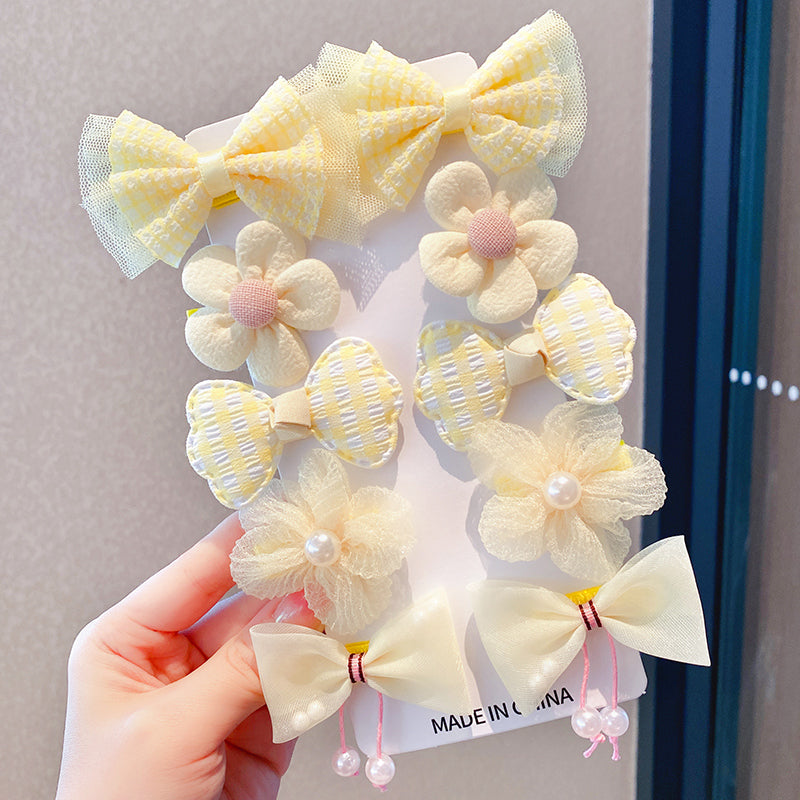 Princess Bow Hair Flower Clip