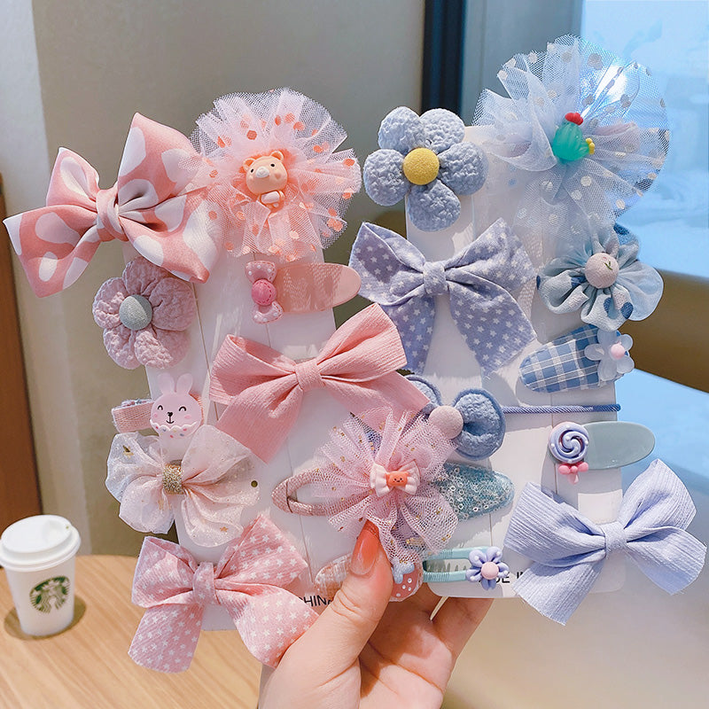 Princess Bow Hair Flower Clip