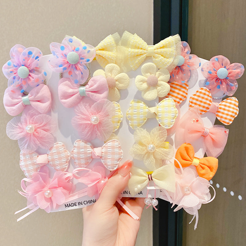 Princess Bow Hair Flower Clip