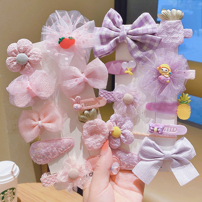 Princess Bow Hair Flower Clip