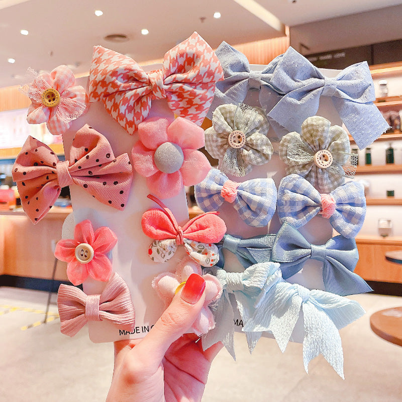 Princess Bow Hair Flower Clip