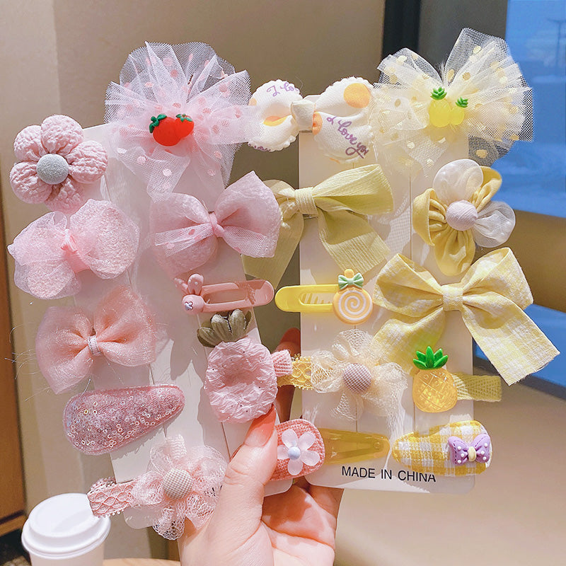 Princess Bow Hair Flower Clip