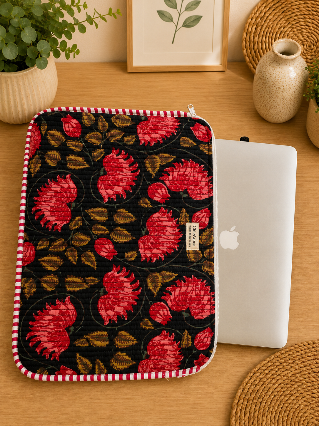 Midnight blossom Laptop Sleeve