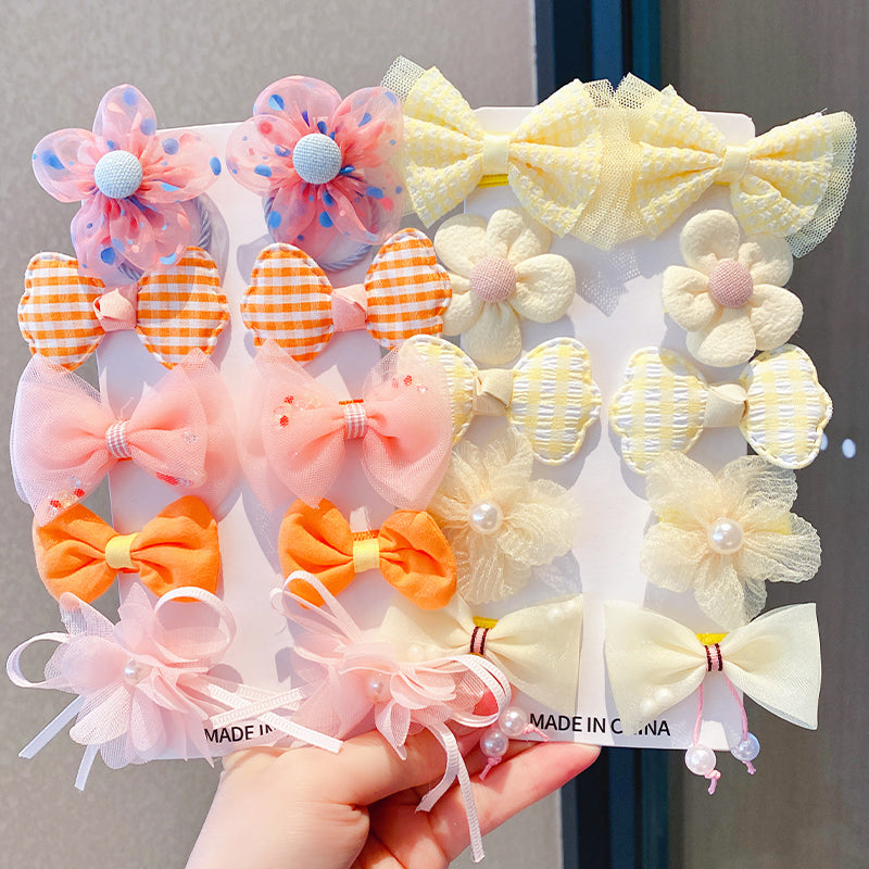 Princess Bow Hair Flower Clip