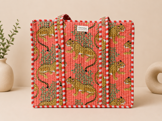 The Jaipur Leopard Tote Bag