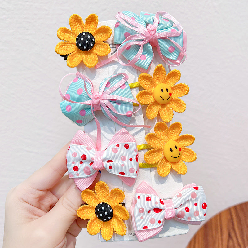 Princess Bow Hair Flower Clip