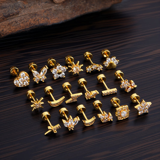 Zircon Ear Cuffs