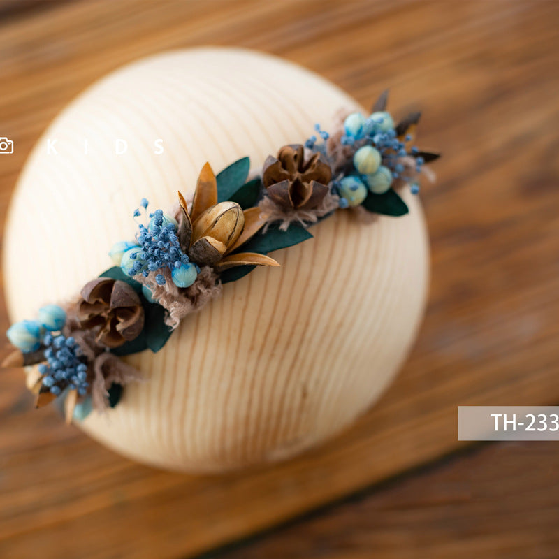 Newborn Headwear Baby Artificial Flowers Photography Props Accessories