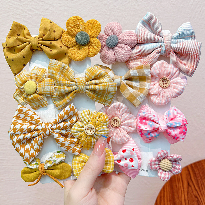 Princess Bow Hair Flower Clip