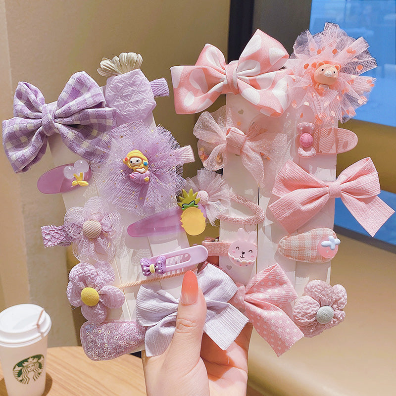 Princess Bow Hair Flower Clip