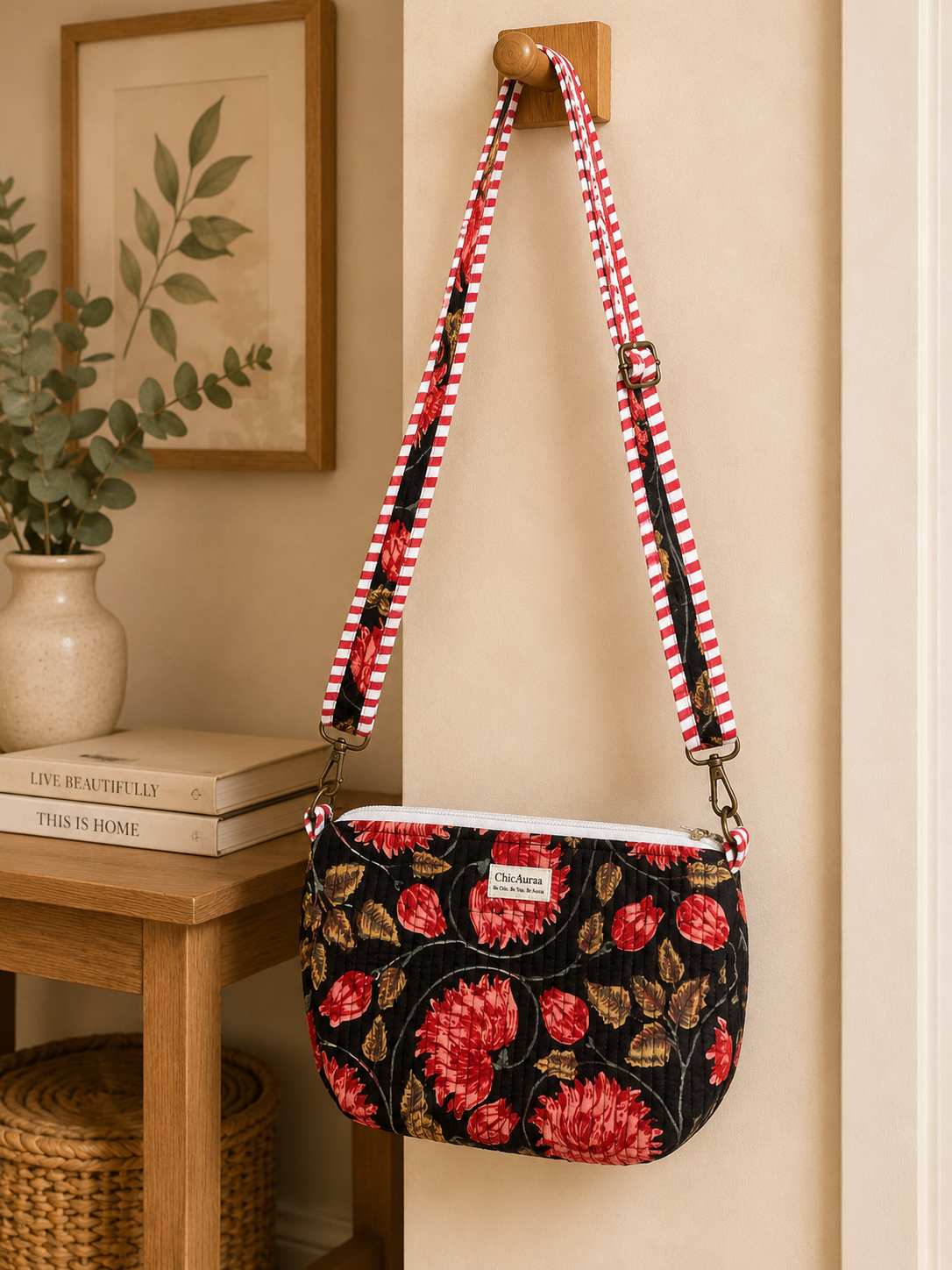 Midnight Blossom Sling bag