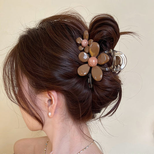 Acrylic Flower Hair Claw