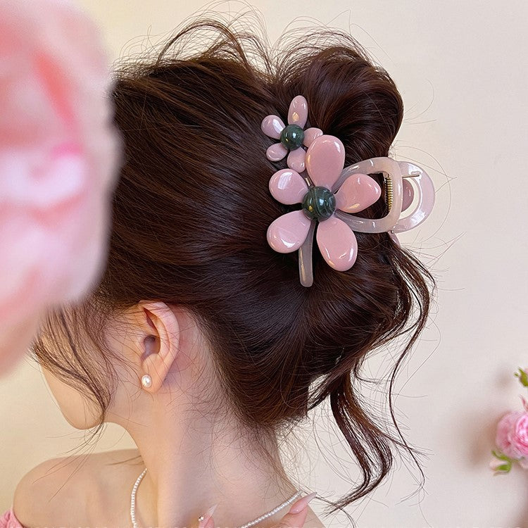Acrylic Flower Hair Claw