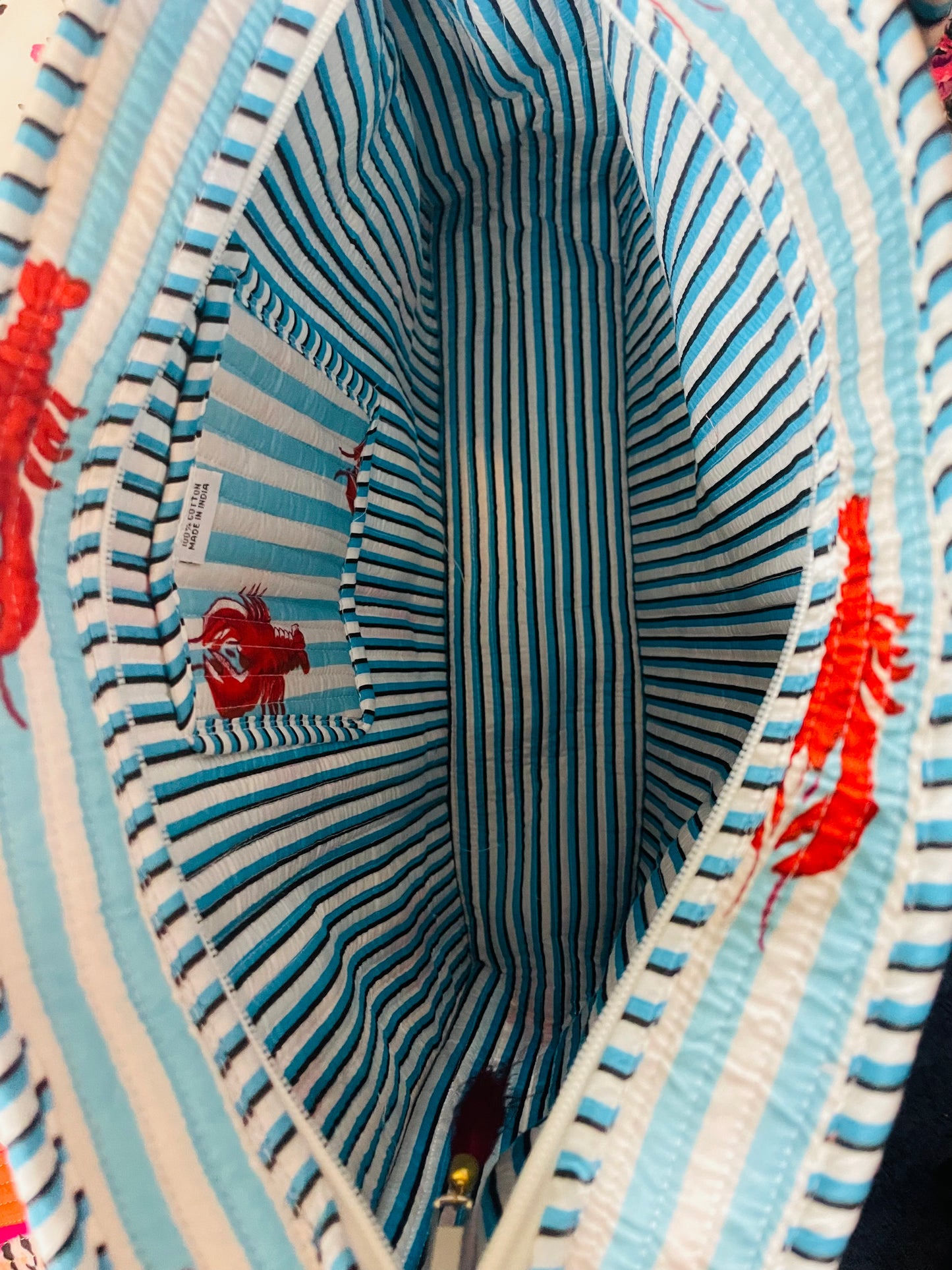 Amalfi Lobster Tote Bag