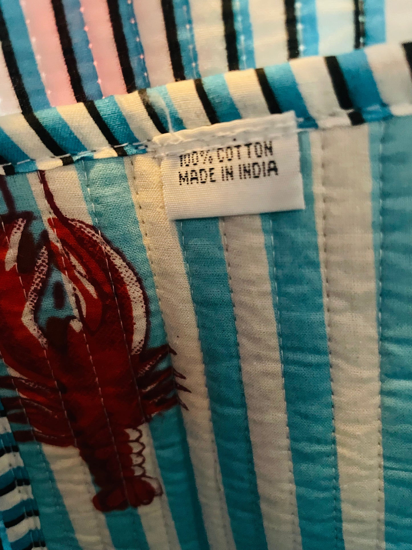 Amalfi Lobster Tote Bag