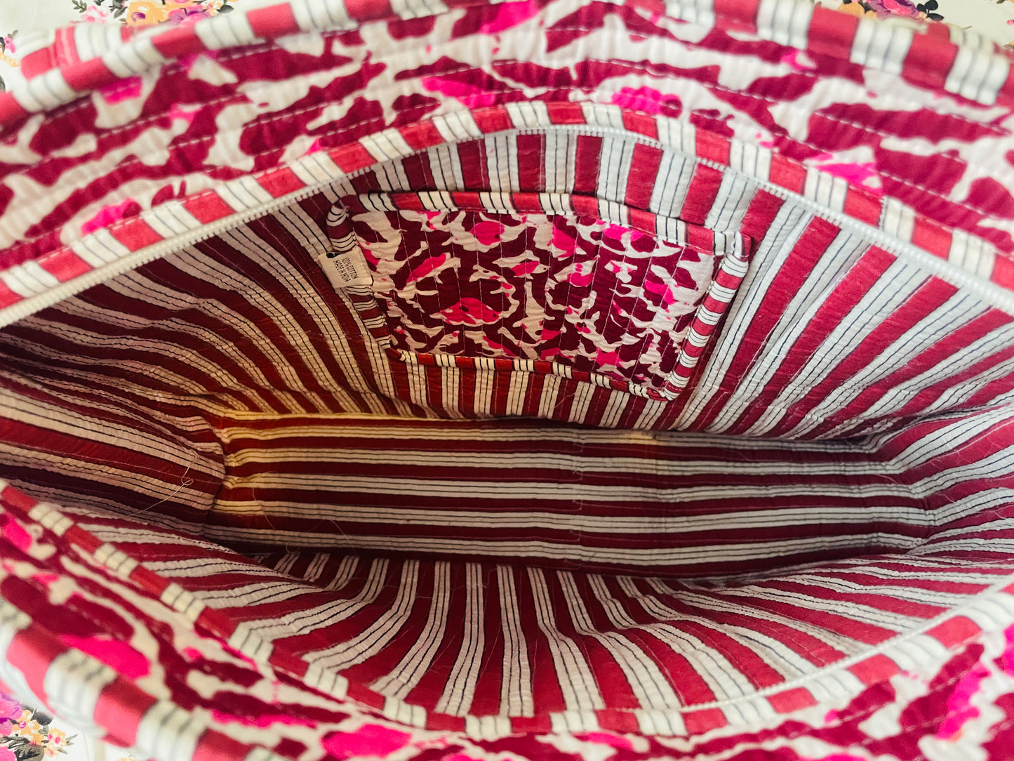 Plum Heritage Tote Bags