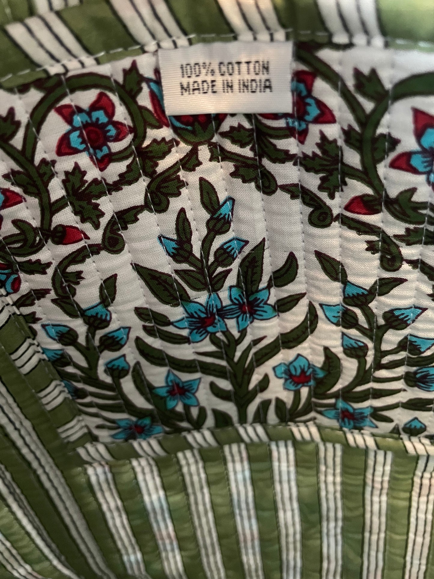 Jaipur Garden Green Tote Bag