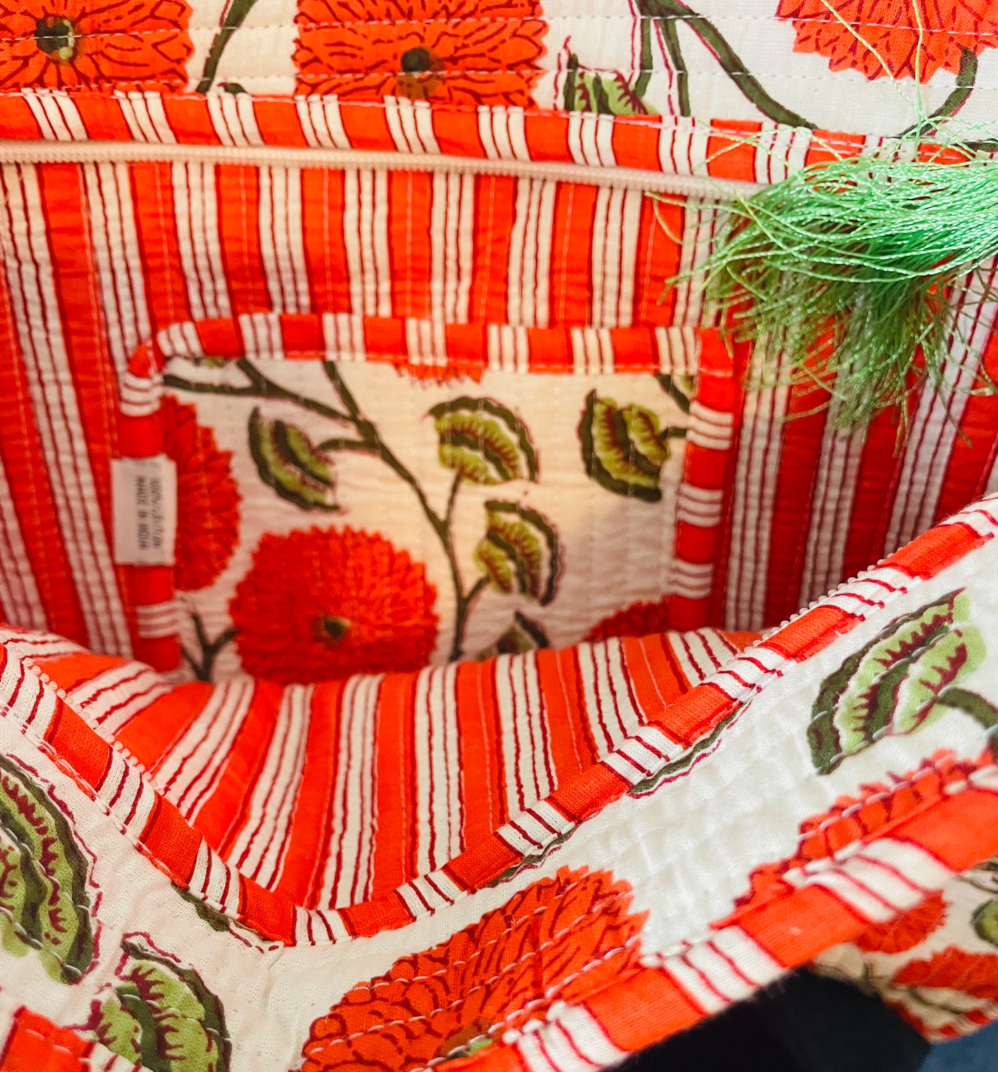 Crimson Bloom Tote Bag