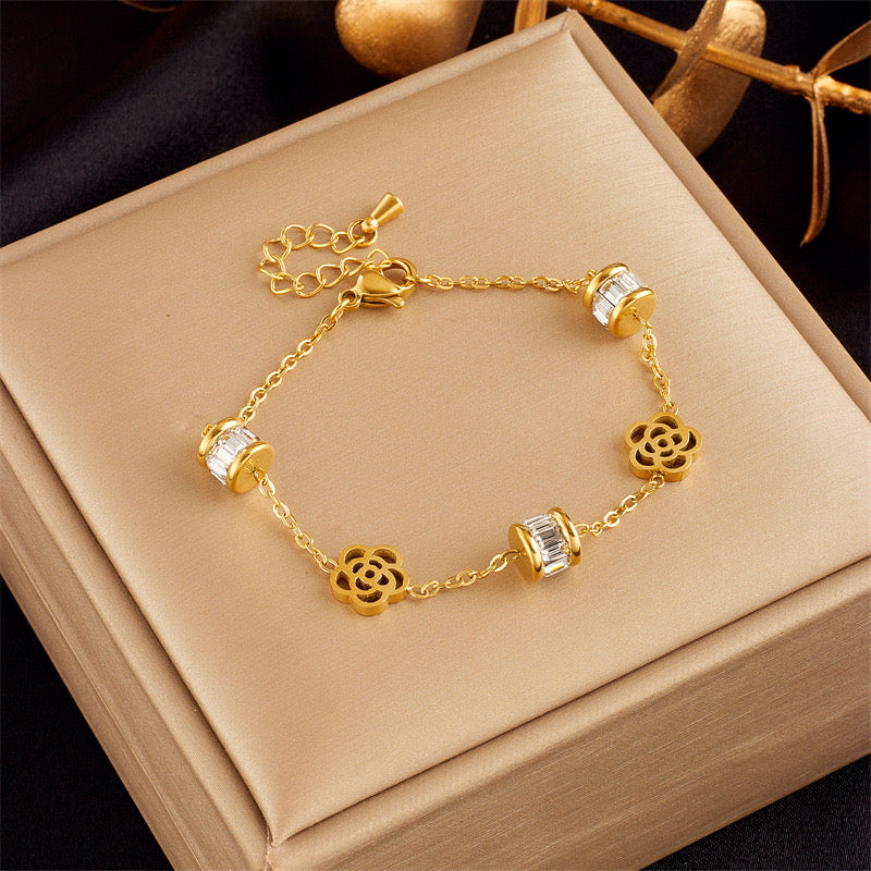 Crystal Bloom Bracelet
