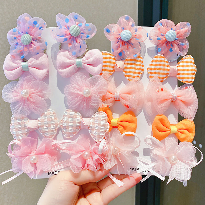 Princess Bow Hair Flower Clip