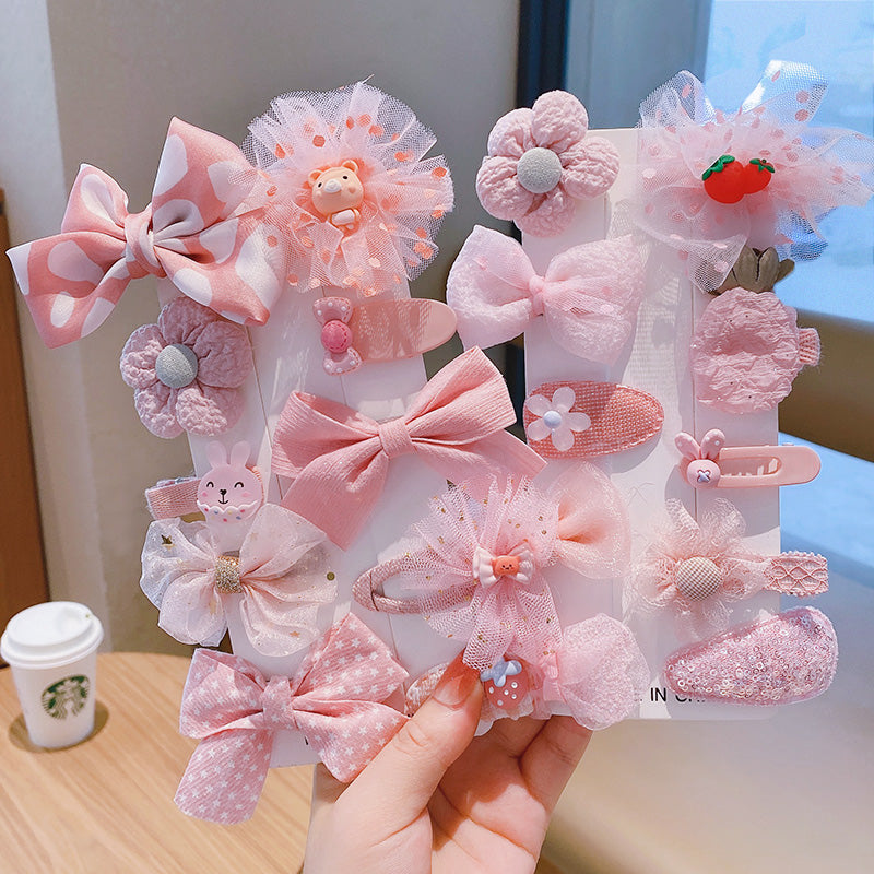Princess Bow Hair Flower Clip