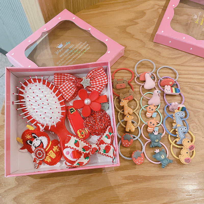28-piece Gift Box Girl's Headdress