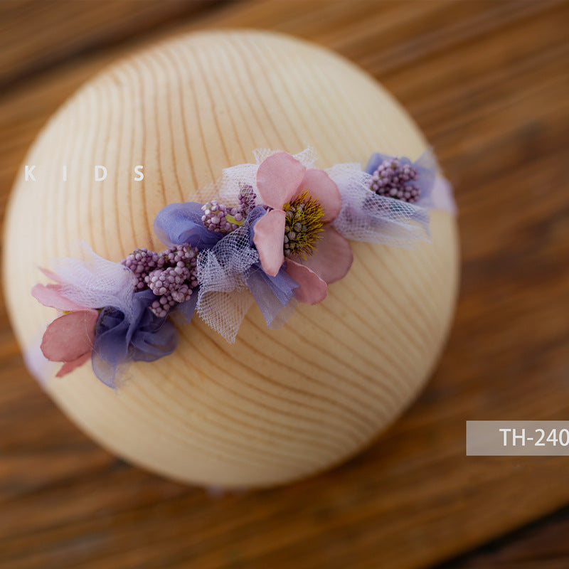 Newborn Headwear Baby Artificial Flowers Photography Props Accessories