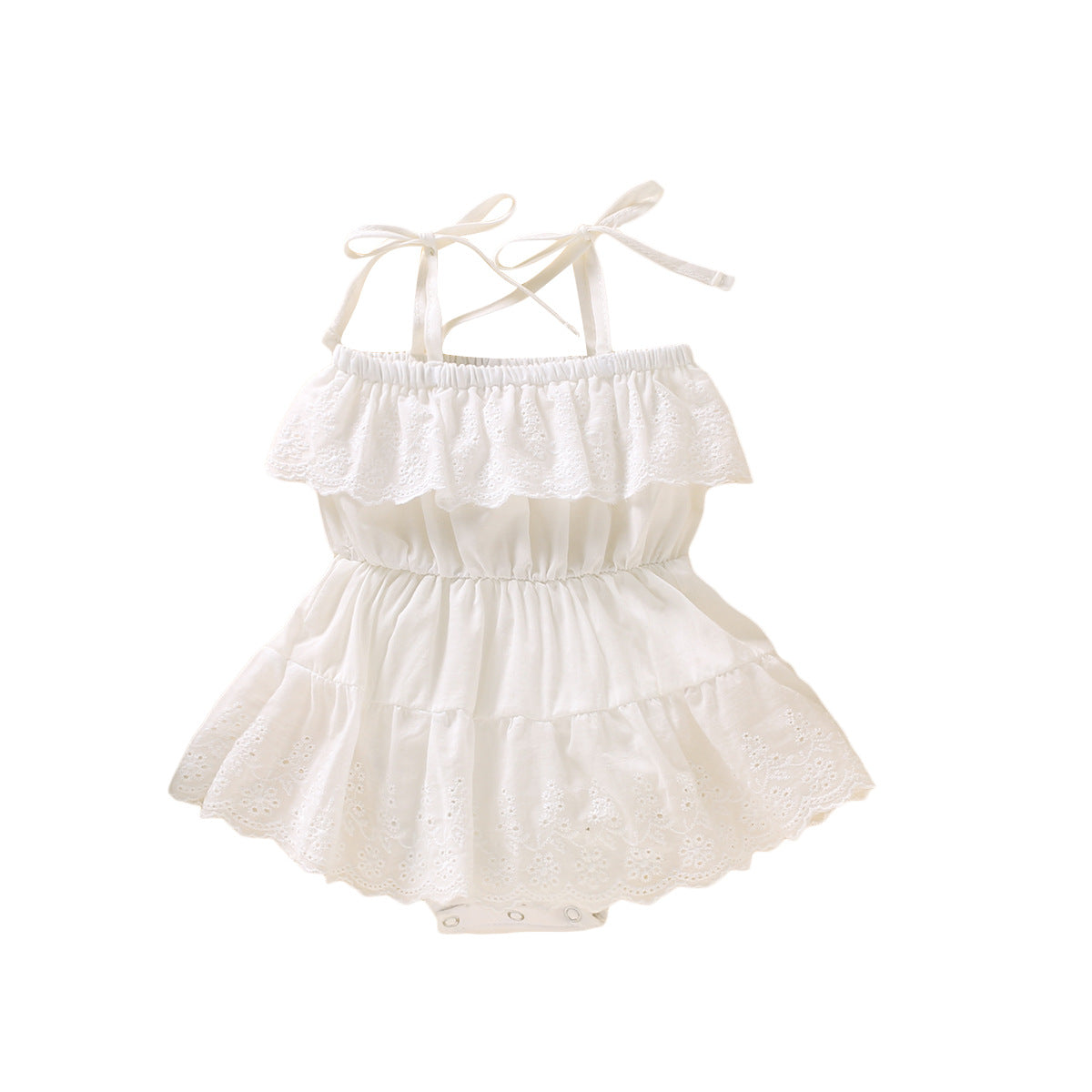 Baby Girls One-Piece Sling Romper