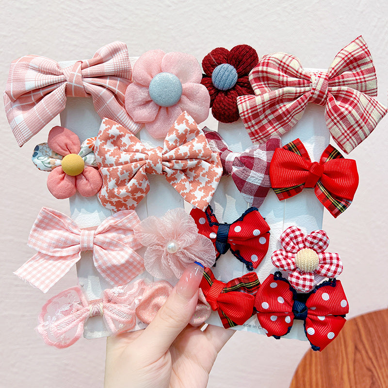 Princess Bow Hair Flower Clip