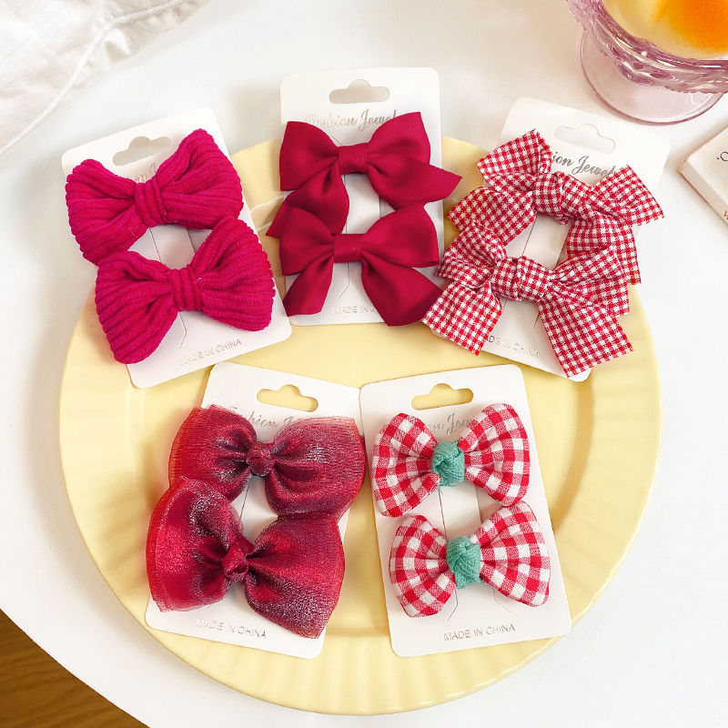 Princess Bow Hair Flower Clip