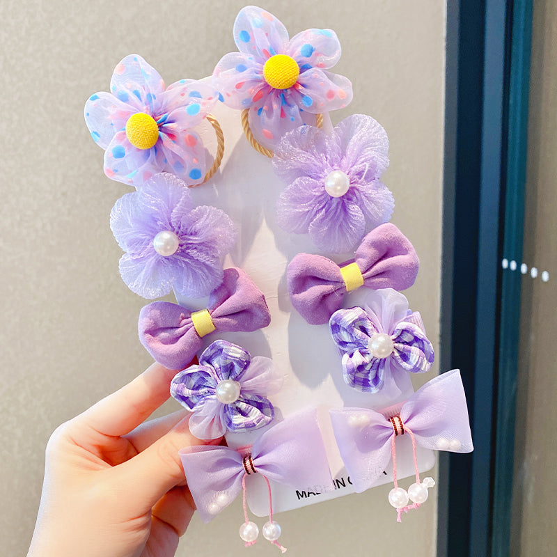 Princess Bow Hair Flower Clip